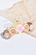 90s Smiley Face Claw Clip