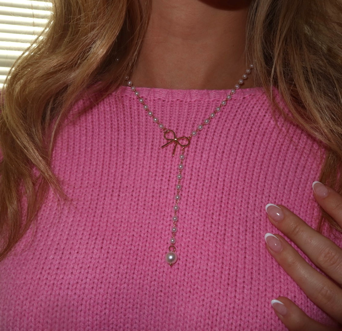 Pearl Chaining Necklace