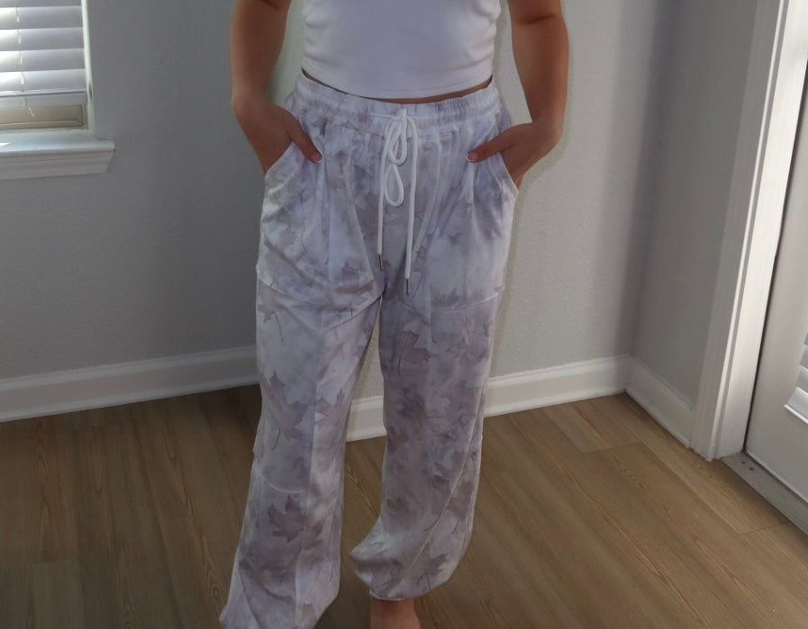 Camo Print Baggy Jogger Sweatpants