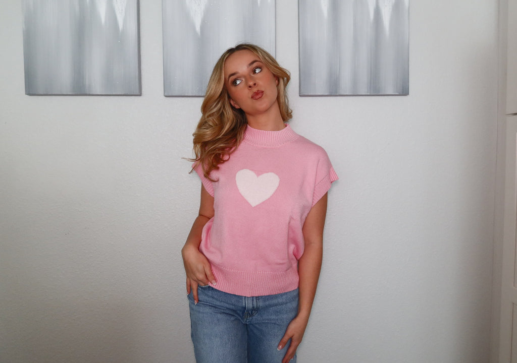 Light Pink Heart Shirt